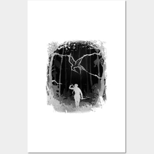 Hunger Games Woods - Black Purple Posters and Art